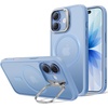 ESR Classic Hybrid for iPhone 18 Pro Max/17 Pro Max Case with Flex Stand(Frosted Light Blue)