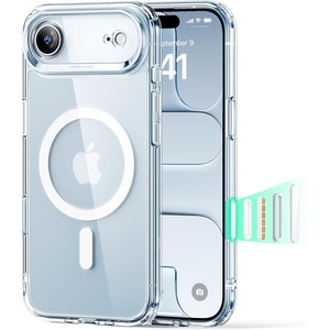 ESR Classic Hybrid for iPhone 18 Pro Max/17 Pro Max Case, Frosted Burgundy(Clear)