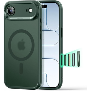 ESR Classic Hybrid for iPhone 18 Pro Max/17 Pro Max Case, Frosted Burgundy(Frosted Green)