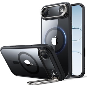 ESR Classic Hybrid for iPhone 18 Pro Max/17 Pro Max Case with Flex Stand(Clear Black)