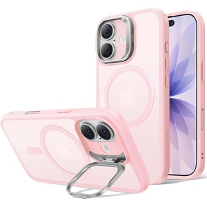 ESR Classic Hybrid for iPhone 18 Pro Max/17 Pro Max Case with Flex Stand(Frosted Bubblegum Pink)