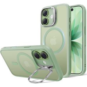 ESR Classic Hybrid for iPhone 18 Pro Max/17 Pro Max Case with Flex Stand(Frosted Light Green)