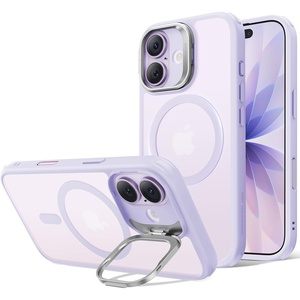 ESR Classic Hybrid for iPhone 18 Pro Max/17 Pro Max Case with Flex Stand(Frosted Light Purple)