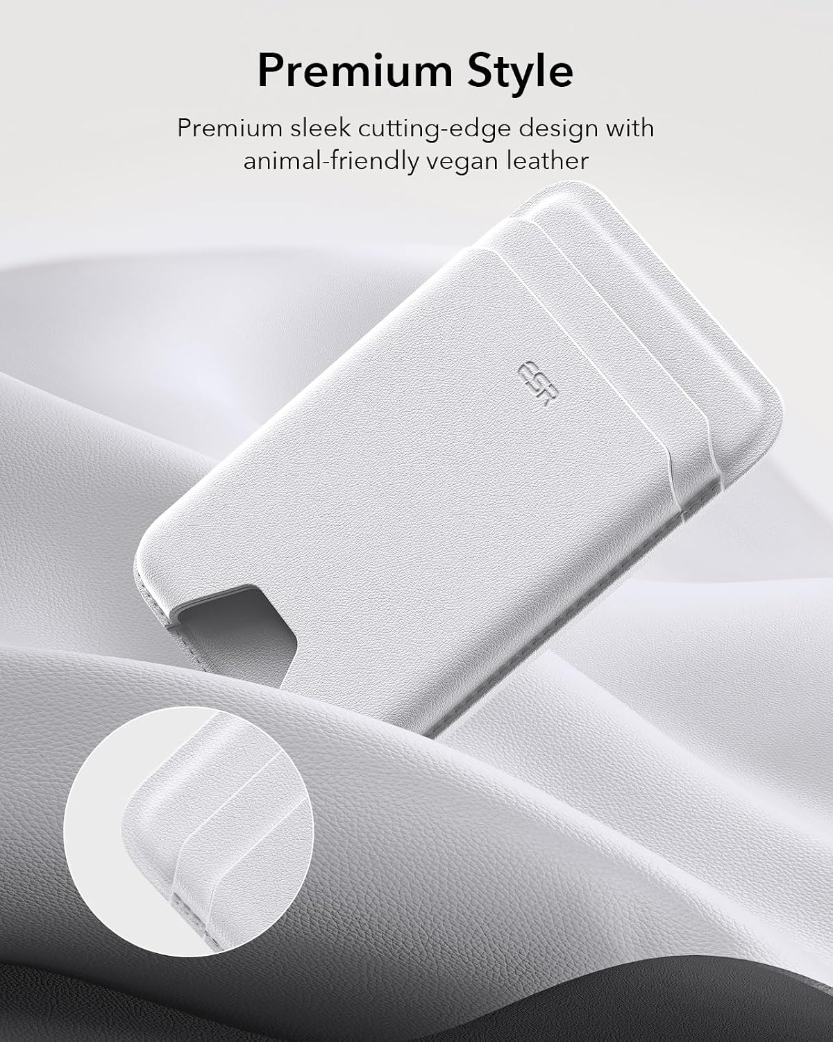 image:imageESR for MagSafe Wallet 5 Card Holder for Phone Case RFID BlockingWhite