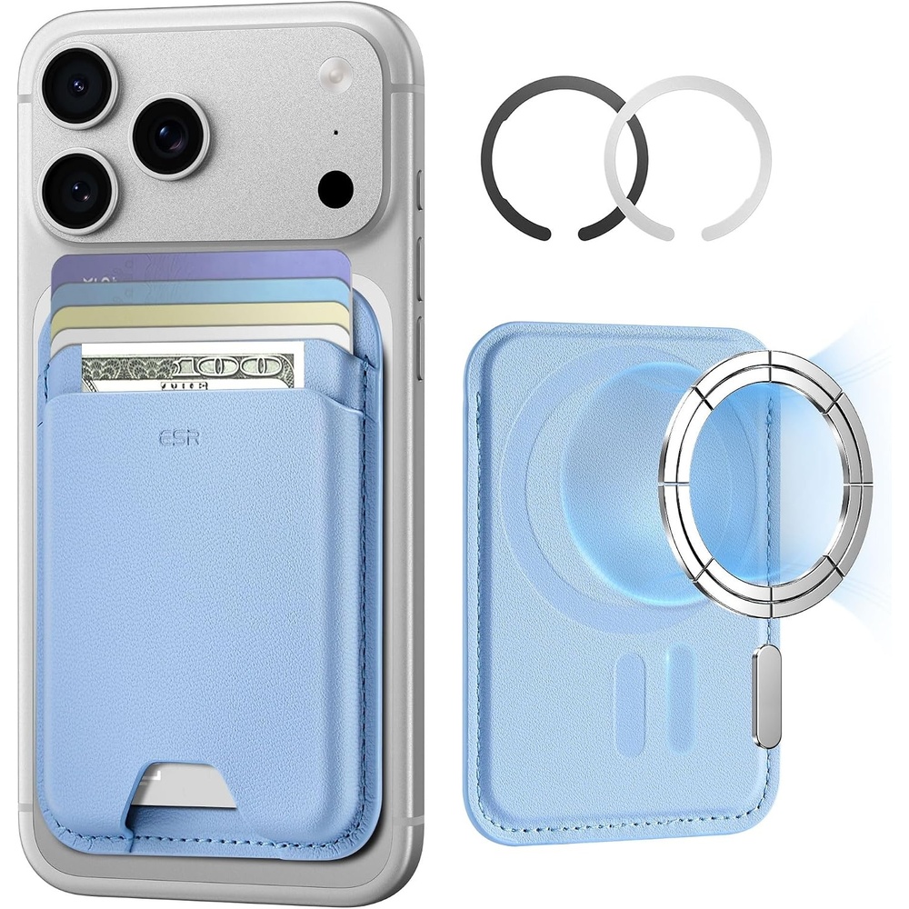 image:imageESR for MagSafe Wallet 5 Card Holder for Phone Case RFID BlockingGlacier Blue