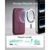 ESR for MagSafe Wallet, 5 Card Holder for Phone Case, RFID Blocking(Burgundy)
