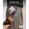 ESR for MagSafe Wallet, 5 Card Holder for Phone Case, RFID Blocking(Burgundy)