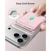 ESR for MagSafe Wallet, 5 Card Holder for Phone Case, RFID Blocking(Light Pink)