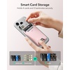 ESR for MagSafe Wallet, 5 Card Holder for Phone Case, RFID Blocking(Light Pink)