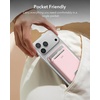 ESR for MagSafe Wallet, 5 Card Holder for Phone Case, RFID Blocking(Light Pink)
