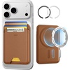 ESR for MagSafe Wallet, 5 Card Holder for Phone Case, RFID Blocking(Brown)
