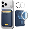 ESR for MagSafe Wallet, 5 Card Holder for Phone Case, RFID Blocking(Dark Blue)