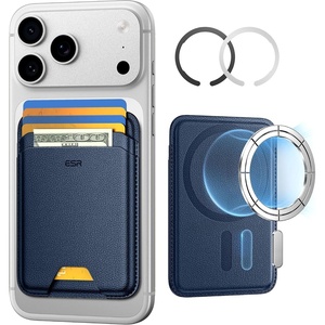 ESR for MagSafe Wallet, 5 Card Holder for Phone Case, RFID Blocking(Dark Blue)