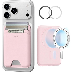 ESR for MagSafe Wallet, 5 Card Holder for Phone Case, RFID Blocking(Light Pink)