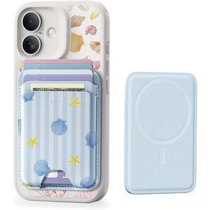 ESR for MagSafe Wallet, 5 Card Holder for Phone Case, RFID Blocking(Sky Blue)