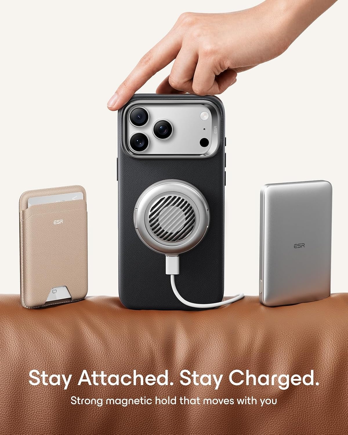 image:imageESR Atelier for iPhone 18 Pro17 Pro Case with Flex Stand BlackBlack