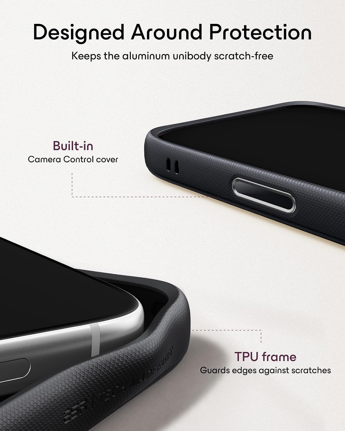 image:imageESR Atelier for iPhone 18 Pro17 Pro Case with Flex Stand BlackBlack