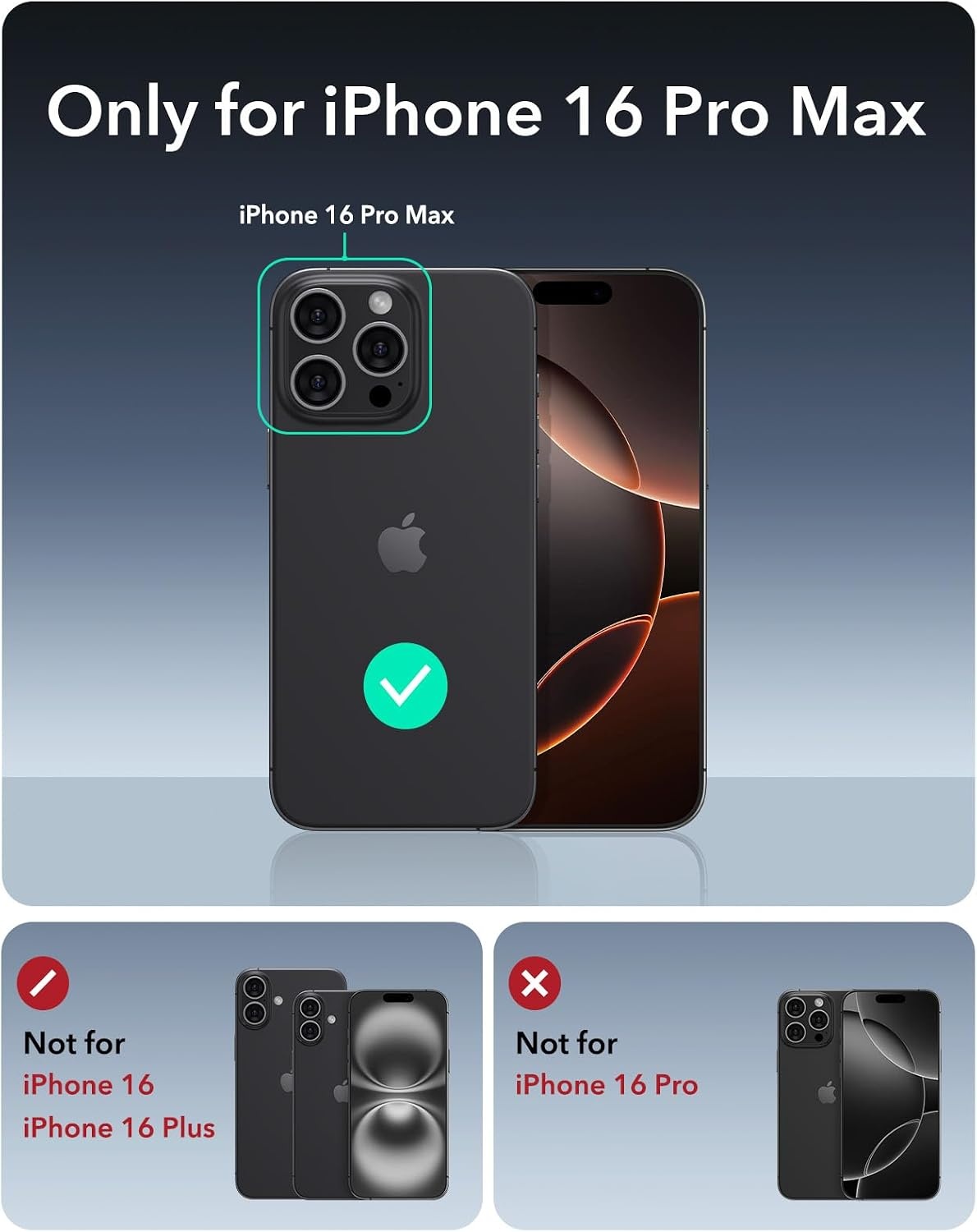image:imageESR Cyber Tough for iPhone 18 Pro Max17 Pro Max Case with Flex StandBlue