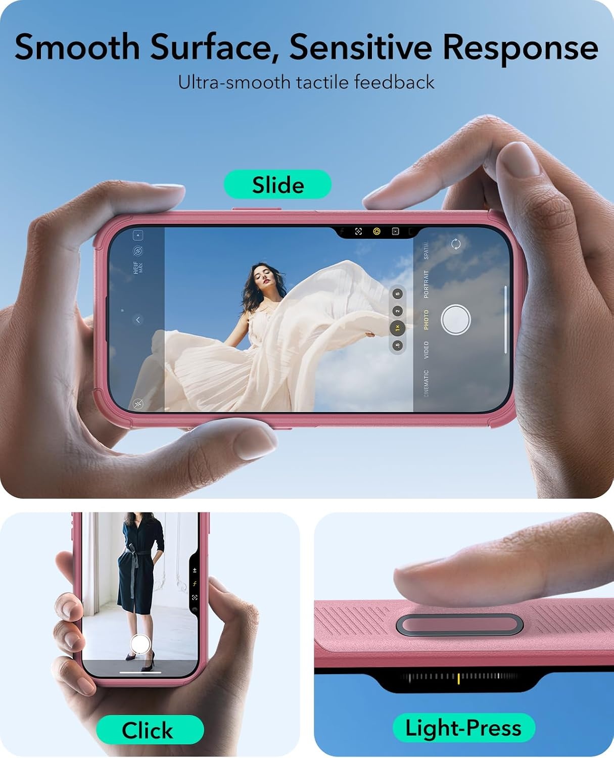 image:imageESR Cyber Tough for iPhone 18 Pro Max17 Pro Max Case with Flex StandPink