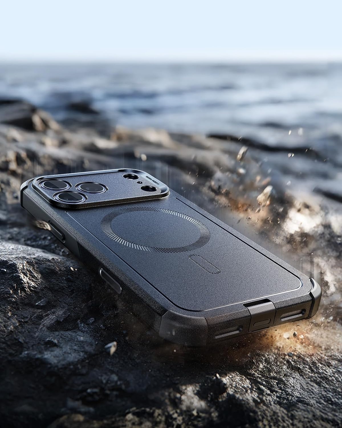 image:imageESR Cyber Tough for iPhone 18 Pro17 Pro Case BurgundyBlack