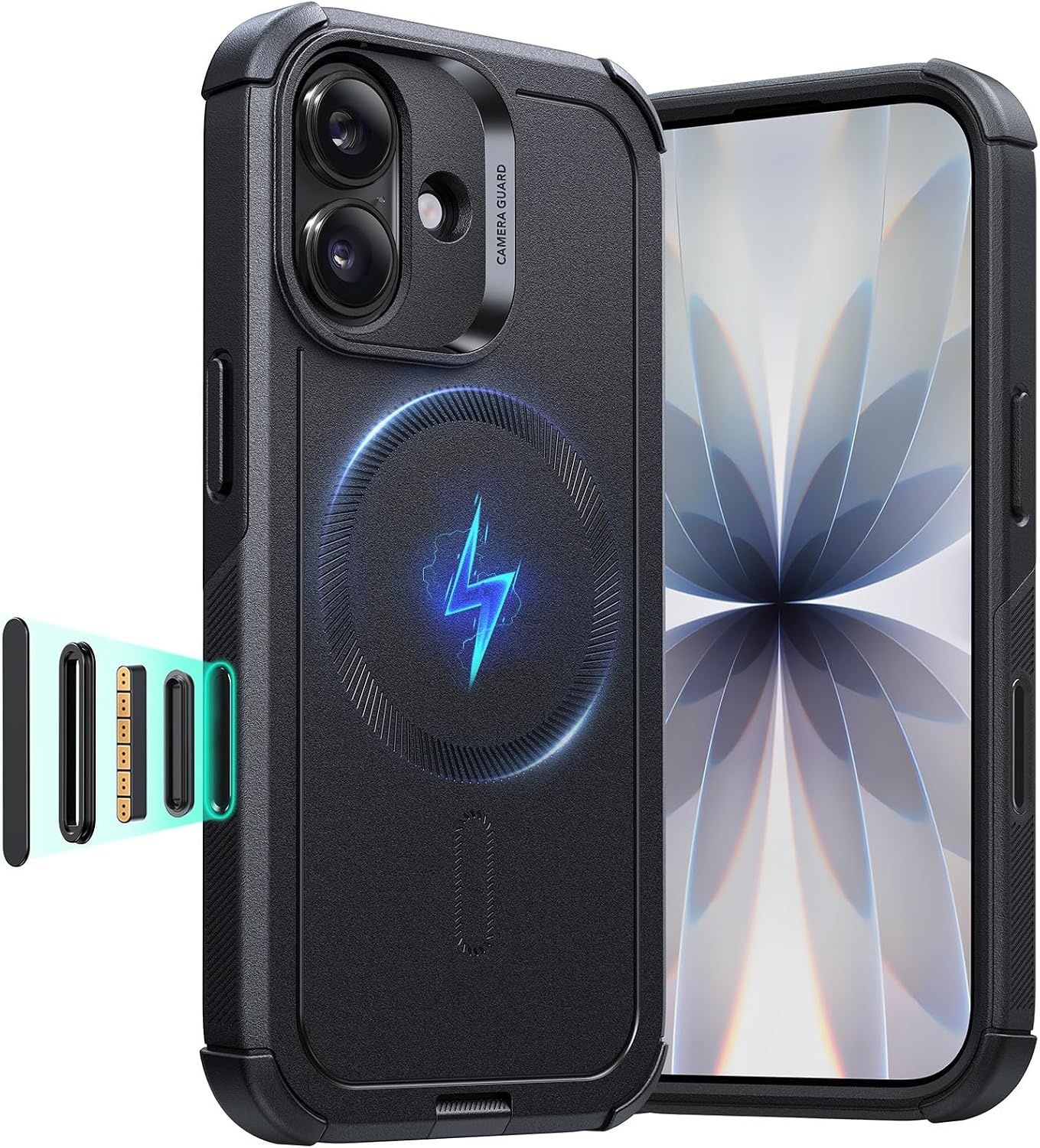 image:imageESR Cyber Tough for iPhone 18 Pro17 Pro Case BurgundyBlack