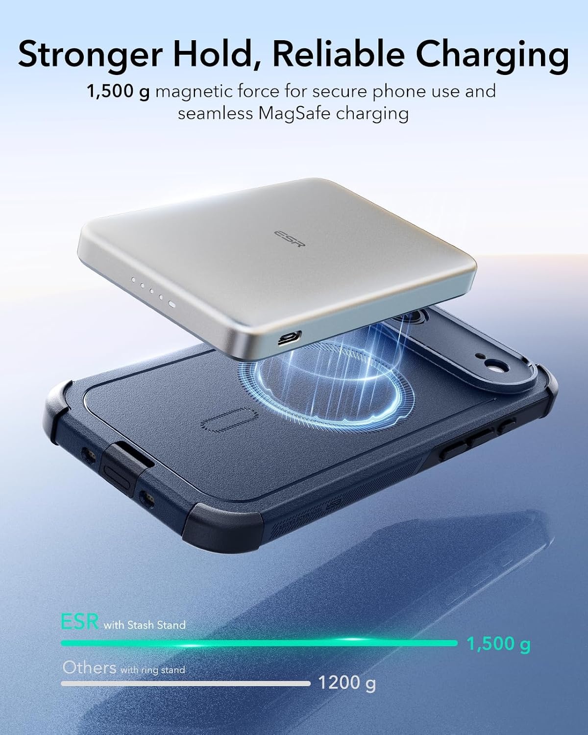 image:imageESR Cyber Tough for iPhone 18 Pro17 Pro Case BurgundyNavy Blue