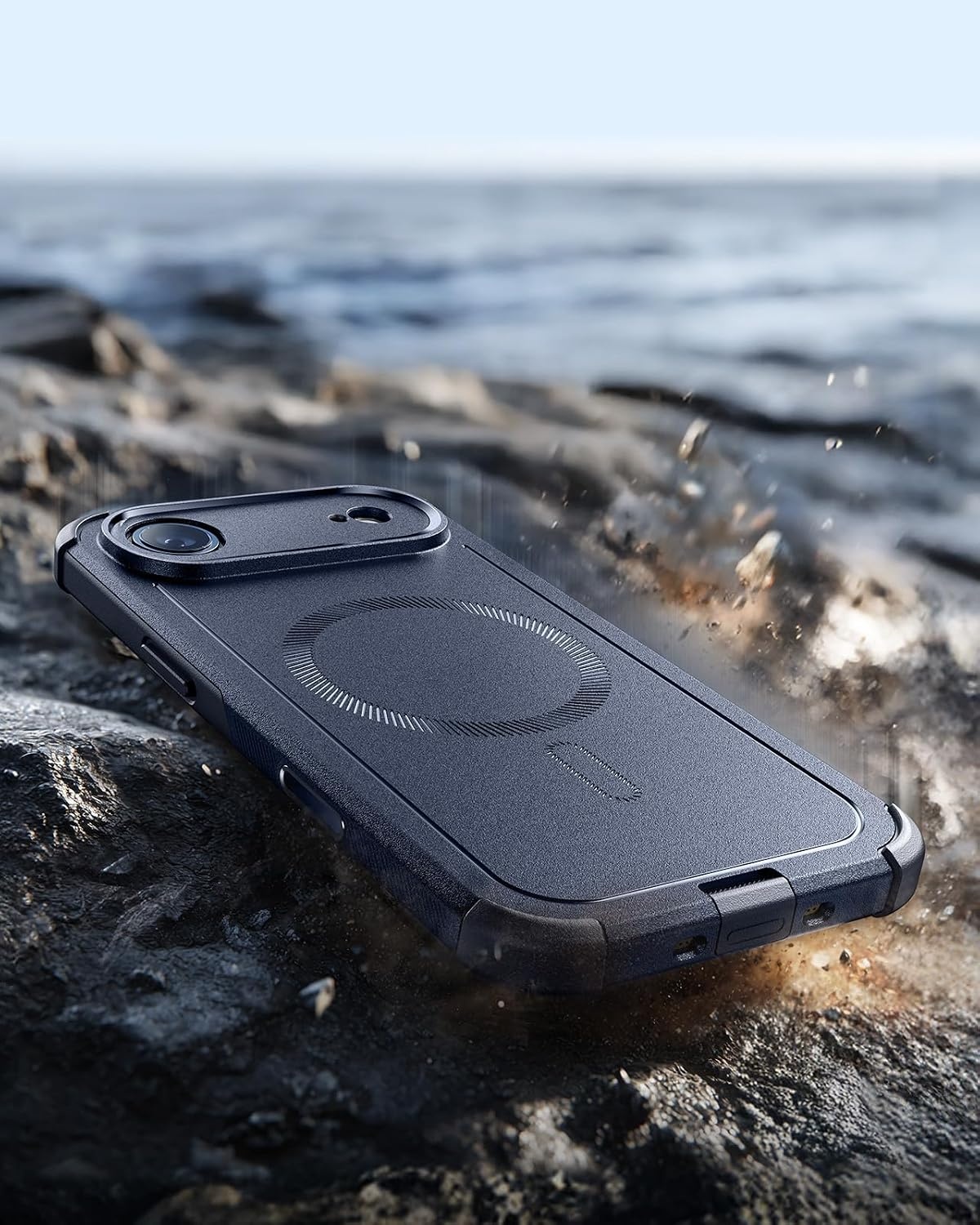 image:imageESR Cyber Tough for iPhone 18 Pro17 Pro Case BurgundyNavy Blue