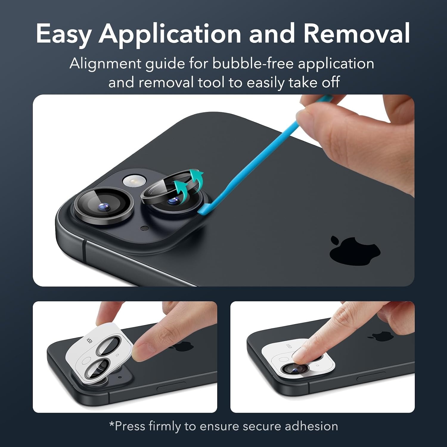 image:imageESR for iPhone 18 Pro Max18 Pro Camera Lens Protector 1 Pack BlackBlack
