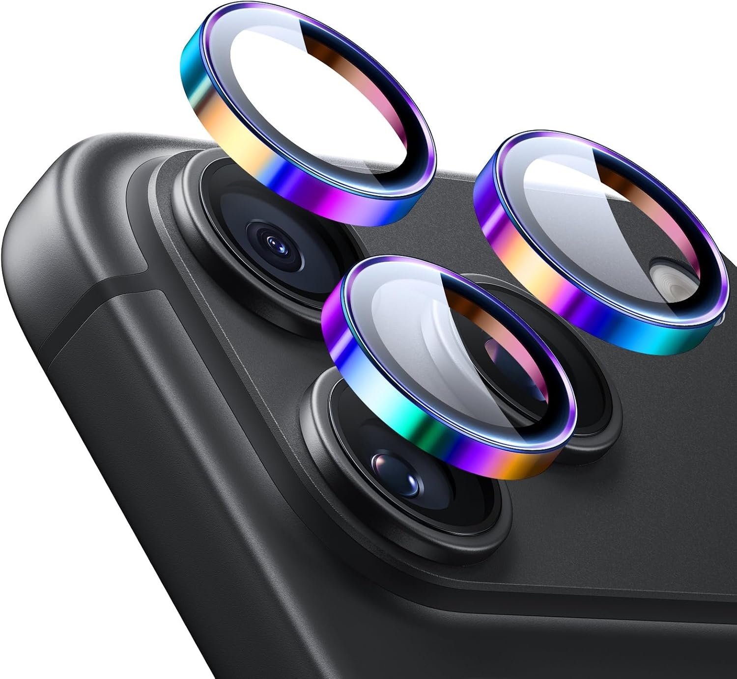 image:imageESR for iPhone 18 Pro Max18 Pro Camera Lens Protector 1 Pack BlackChromatic
