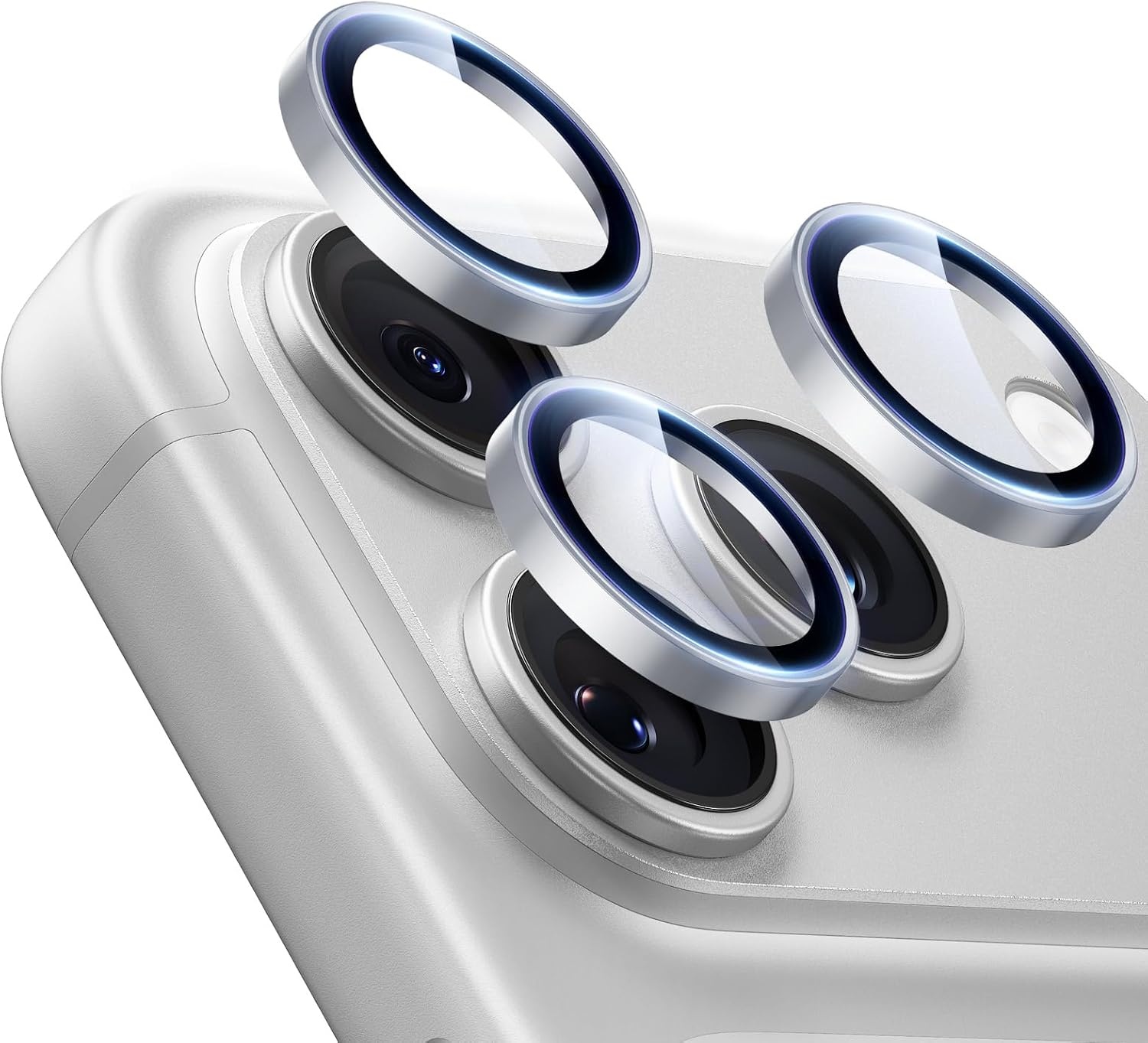 image:imageESR for iPhone 18 Pro Max18 Pro Camera Lens Protector 1 Pack BlackSilver