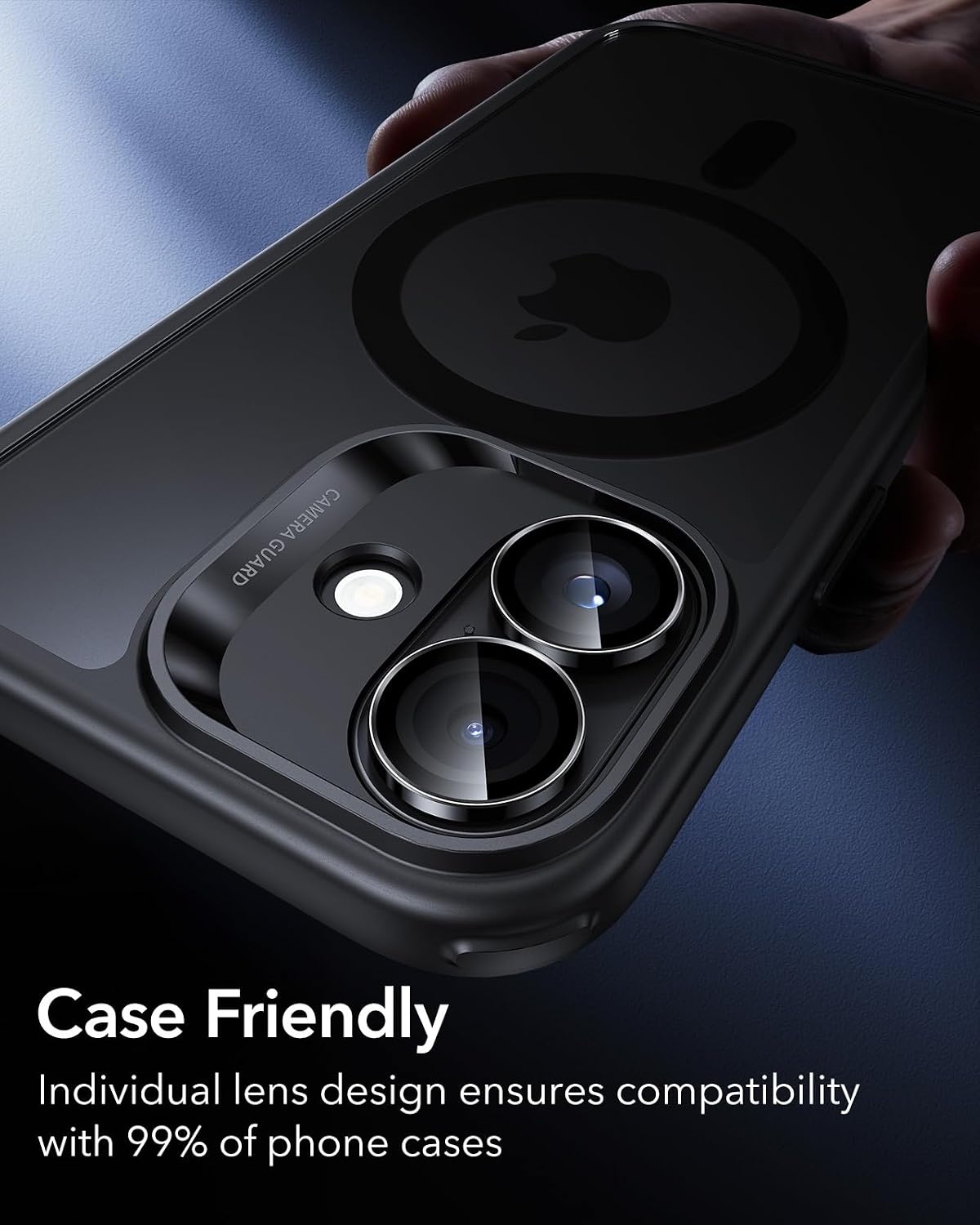 image:imageESR for iPhone 18 Pro Max18 Pro Camera Lens Protector 2 Pack BlackBlack