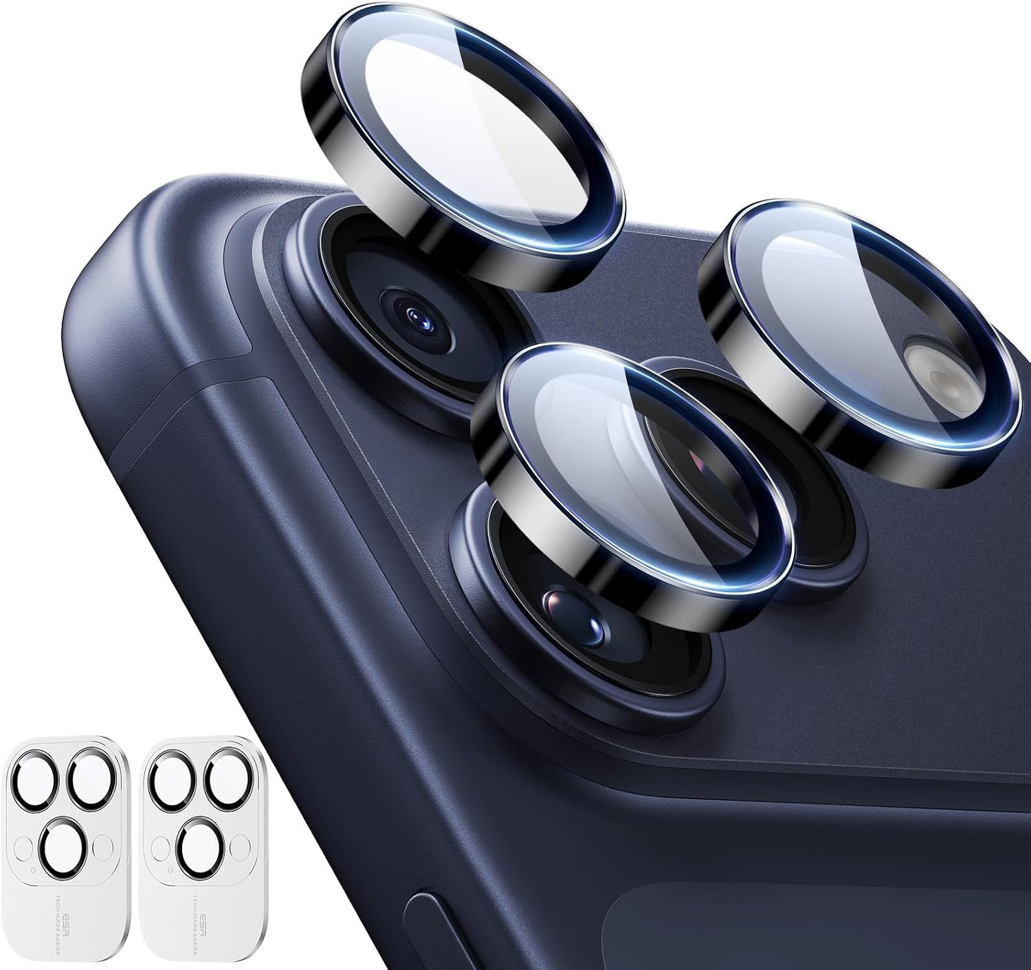 image:imageESR for iPhone 18 Pro Max18 Pro Camera Lens Protector 2 Pack BlackBlack