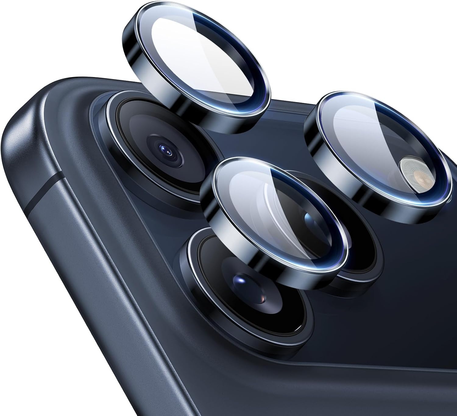 image:imageESR for iPhone 18 Pro Max18 Pro Camera Lens Protector 2 Pack BlackBlue