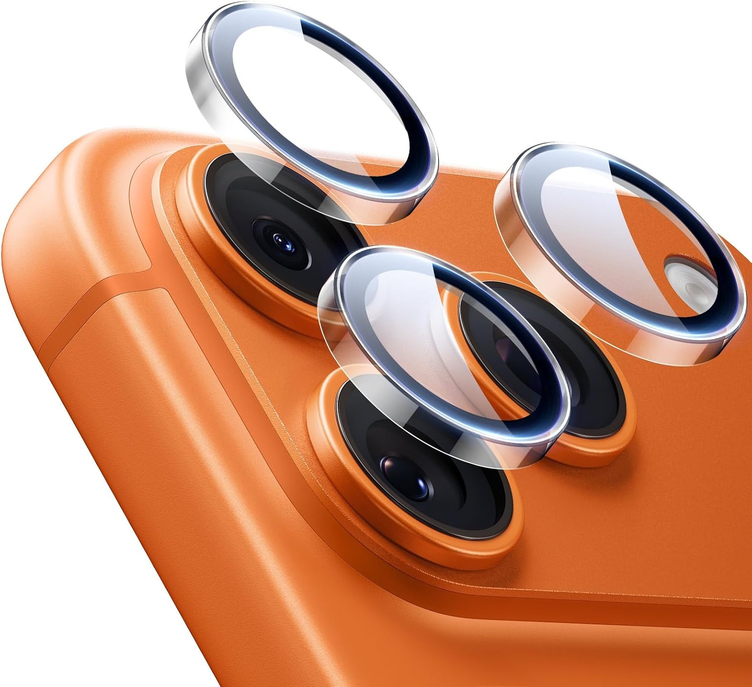 image:imageESR for iPhone 18 Pro Max18 Pro Camera Lens Protector 2 Pack BlackClear