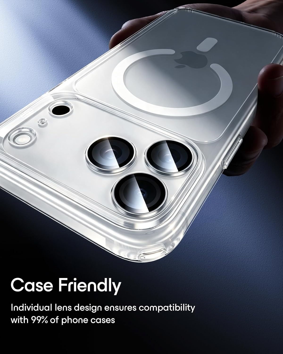 image:imageESR for iPhone 18 Pro Max18 Pro Camera Lens Protector 2 Pack BlackSilver