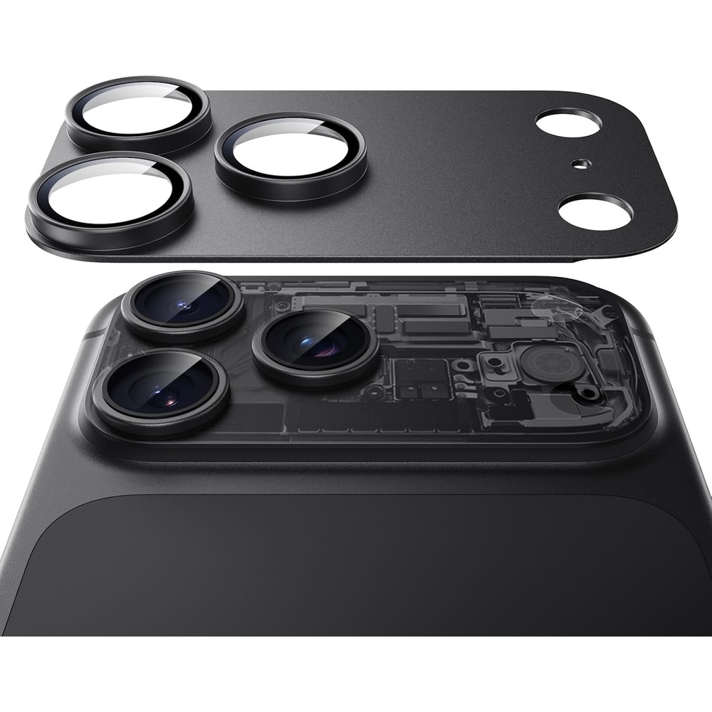 image:imageESR for iPhone 18 Pro Camera Lens Protector 1 Pack BurgundyBlack