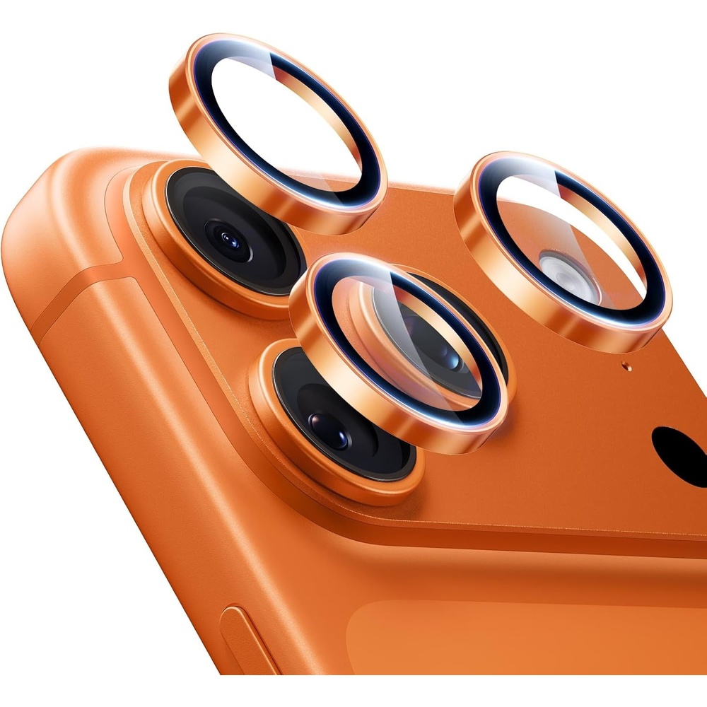 image:imageESR for iPhone 18 Pro Max18 Pro Camera Lens Protector 1 Pack BlackOrange