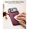 ESR Atelier for iPhone 18 Pro/17 Pro Case with Flex Stand, Black(Burgundy)