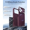 ESR Cyber Tough for iPhone 18 Pro Max/17 Pro Max Case with Flex Stand(Burgundy)