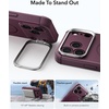 ESR Cyber Tough for iPhone 18 Pro Max/17 Pro Max Case with Flex Stand(Burgundy)