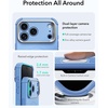ESR Cyber Tough for iPhone 18 Pro Max/17 Pro Max Case with Flex Stand(Light Blue)