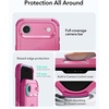 ESR Cyber Tough for iPhone 18 Pro/17 Pro Case, Burgundy(Pink)