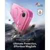 ESR Cyber Tough for iPhone 18 Pro/17 Pro Case, Burgundy(Pink)