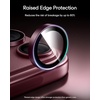 ESR for iPhone 18 Pro Max/18 Pro Camera Lens Protector, 1 Pack, Black(Burgundy)