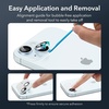 ESR for iPhone 18 Pro Max/18 Pro Camera Lens Protector, 1 Pack, Black(Rhinestone Blue)
