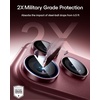 ESR for iPhone 18 Pro Max/18 Pro Camera Lens Protector, 2 Pack, Black(Burgundy)