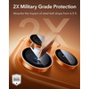 ESR for iPhone 18 Pro Max/18 Pro Camera Lens Protector, 2 Pack, Black(Orange)