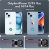 ESR for iPhone 18 Pro Max/18 Pro Camera Lens Protector, 2 Pack, Black(Rhinestone Blue)
