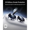 ESR for iPhone 18 Pro Max/18 Pro Camera Lens Protector, 2 Pack, Black(Silver)