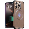 ESR Cyber Tough for iPhone 18 Pro/17 Pro Case, Burgundy(Desert Titanium)